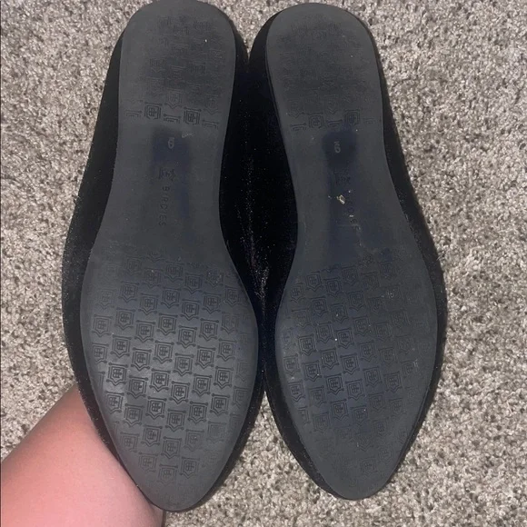 Birdies Women's Black Velvet Loafers - Picture 3 of 4